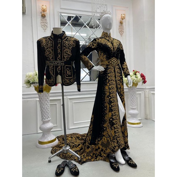 kebaya bludru wayang / bludru modern / baju adat / kebaya barel / bludru kutu baru