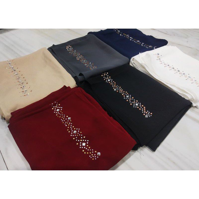hijam mute mutiara/ceruty/pasmina