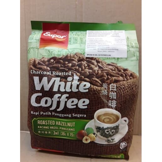 

Super white coffee roasted hazelnut - kkp1332