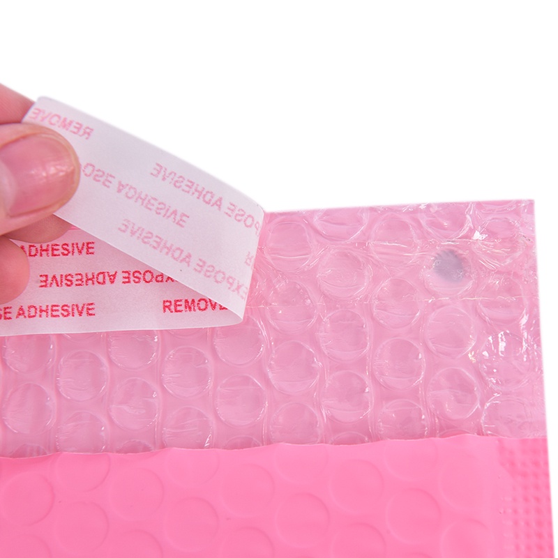 {LUCKID}10x Pink Bubble Bag Mailer Plastic Padded Envelope Shipping Bag Packaging