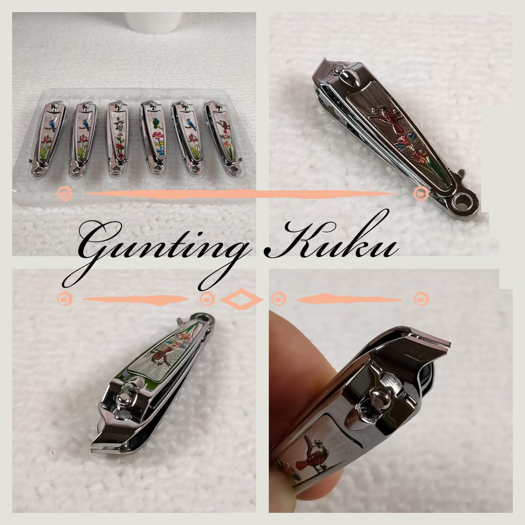 COD Gunting Kuku Miring Cantik Cuticle Stainless Steel/ Perawatan Kecantikan/ Alat Manicure Padicure