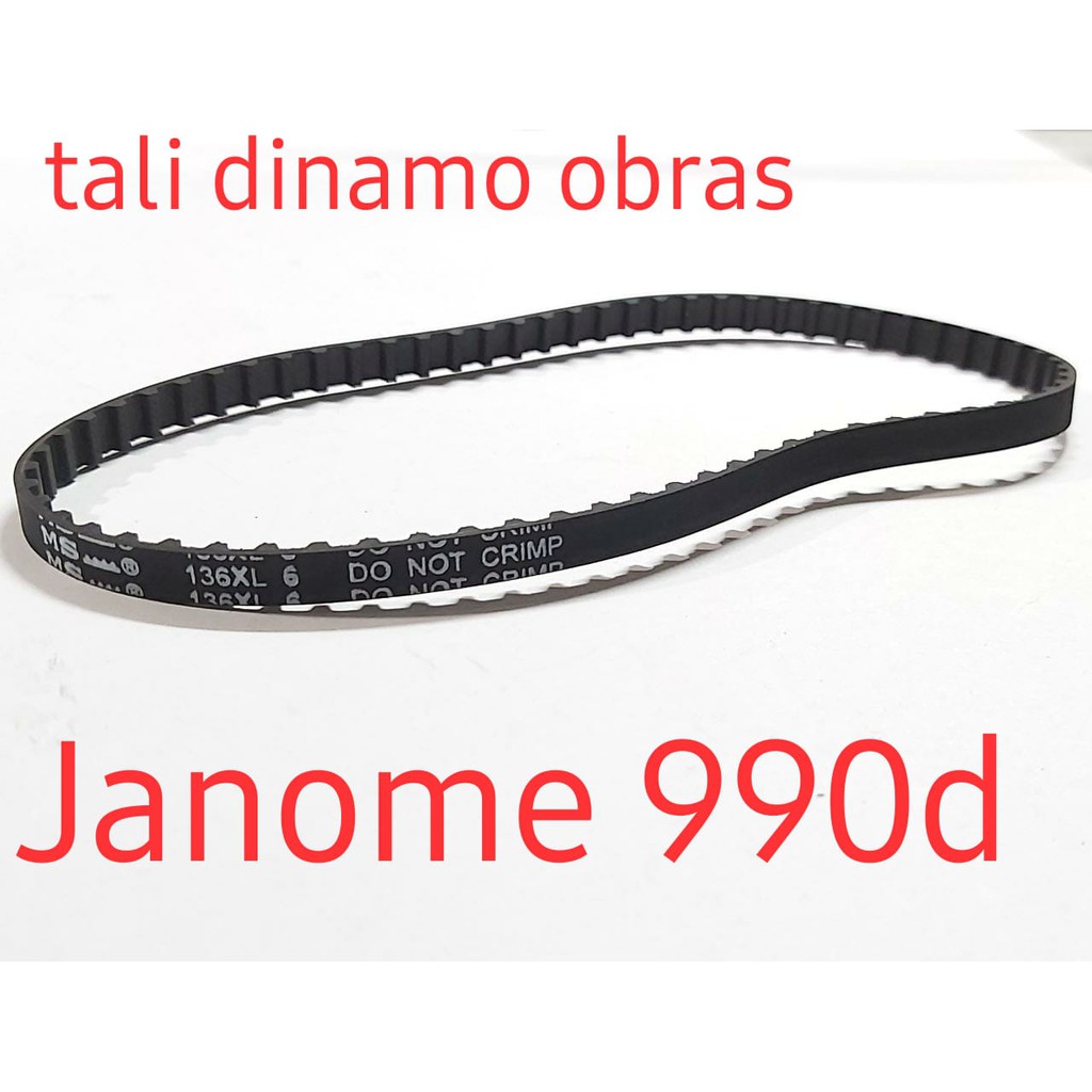 JANOME GENUINE PART tali dinamo mesin obras janome - ukuran 136XL