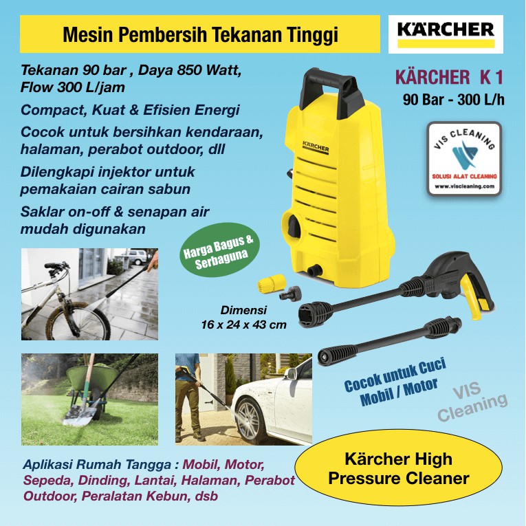 High Pressure Cleaner KARCHER K 1 (90 Bar)