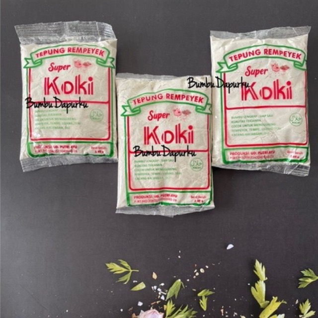 (4 sachet) Tepung Rempeyek Super cap Koki