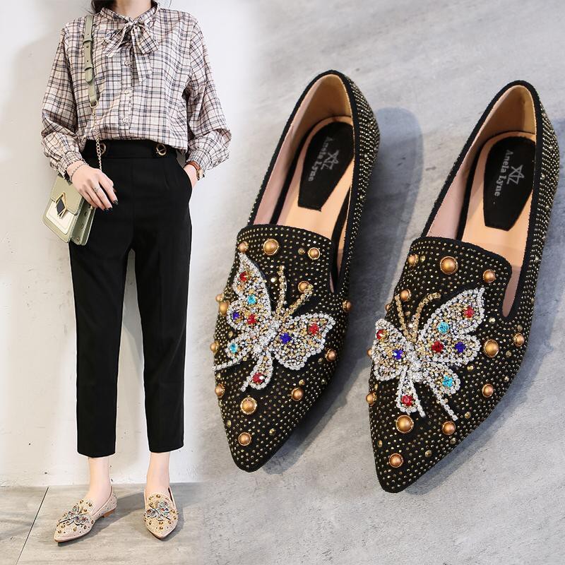 SEPATU FLAT SHOES ANELA LYNE ELEGAND 3251-2