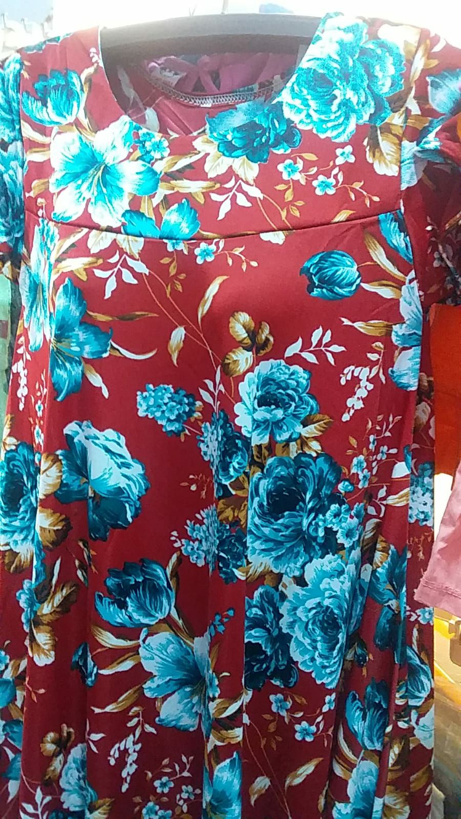 Daster Payung Busui Motif Bunga Rumput Daster Batik Bahan Rayon Solo Adem Nyaman Dipakai