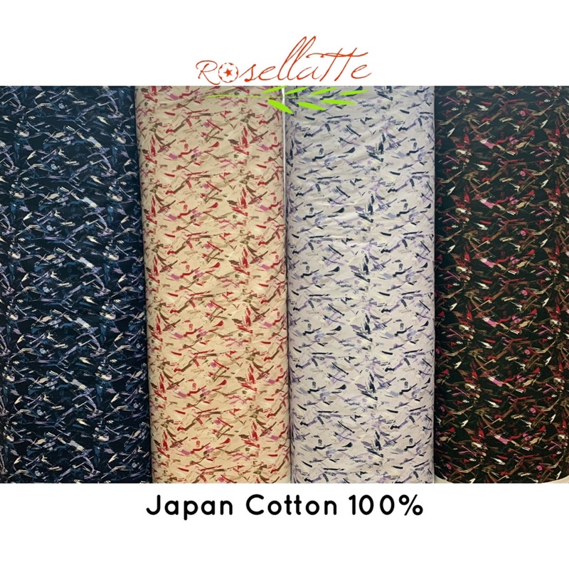 Kain Katun Jepang Motif Abstrak