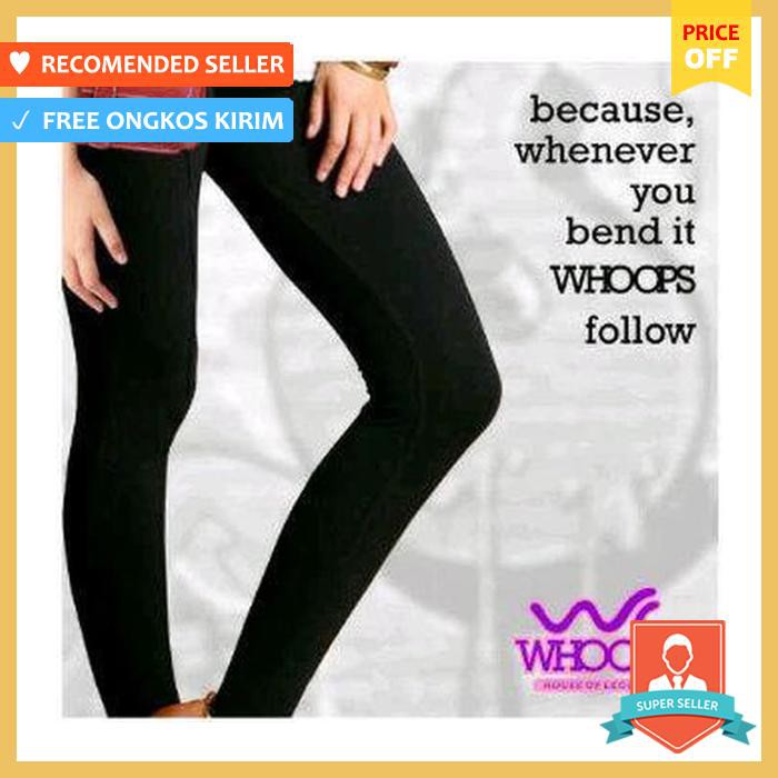 Celana Legging Whoops Pensil Basic Denim Leging Polos Stretch Murah