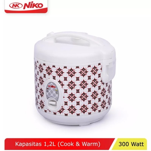 NIKO niko NK-12 BTQ RICE COOKER 1,2 LITER NIKO MOTIF BATIK MURAH