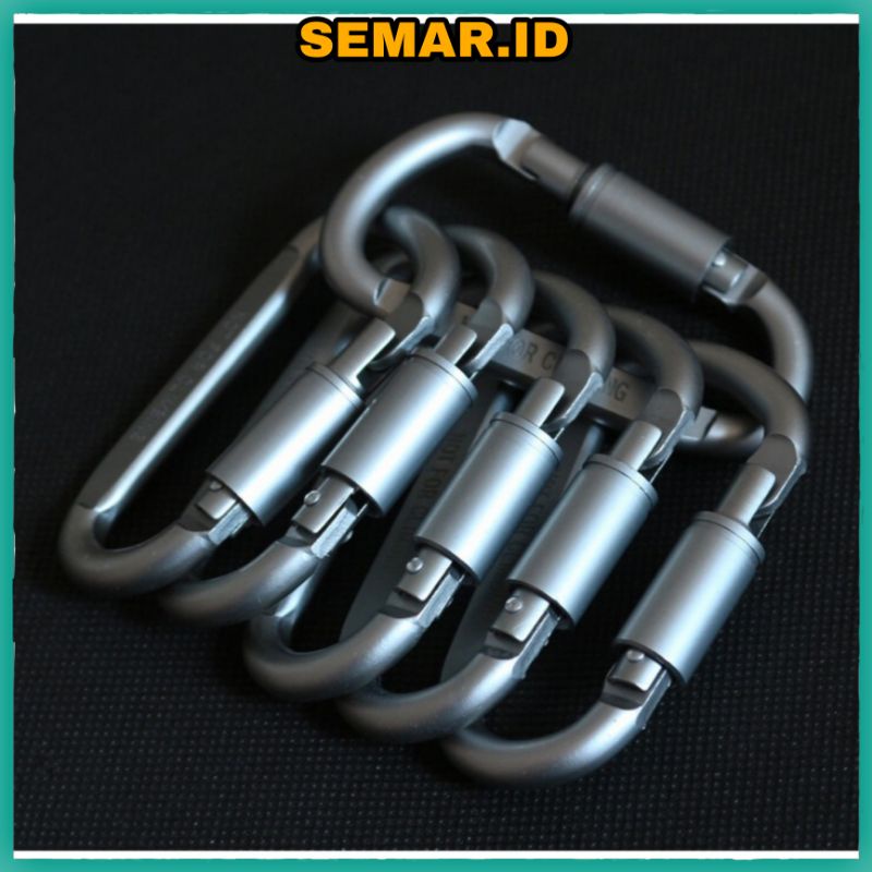 Quickdraw Carabiner Gantungan Tas Aluminium - AT7600