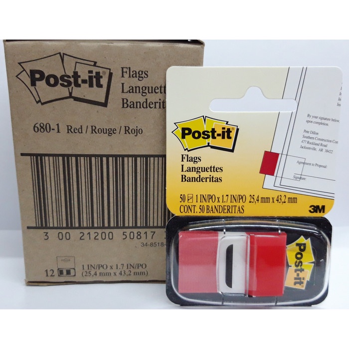 

Murah Post It Flags 680-1 Merah Berkualitas