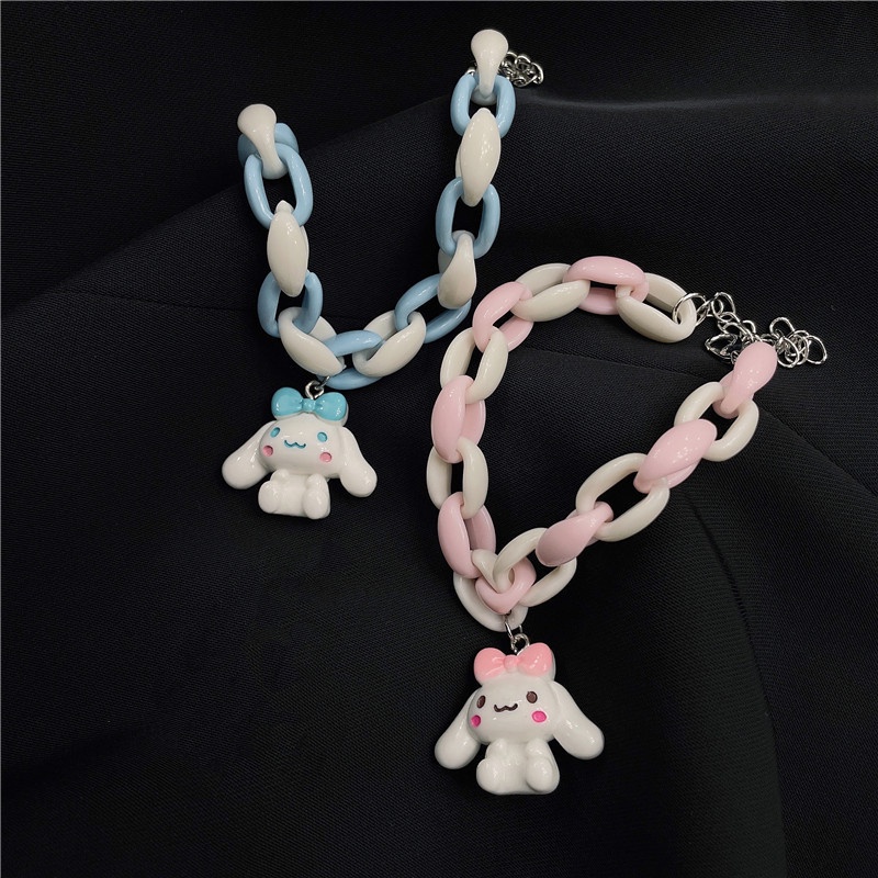 Gelang Pasangan Motif Kartun Anjing Gaya Korea Untuk Hadiah