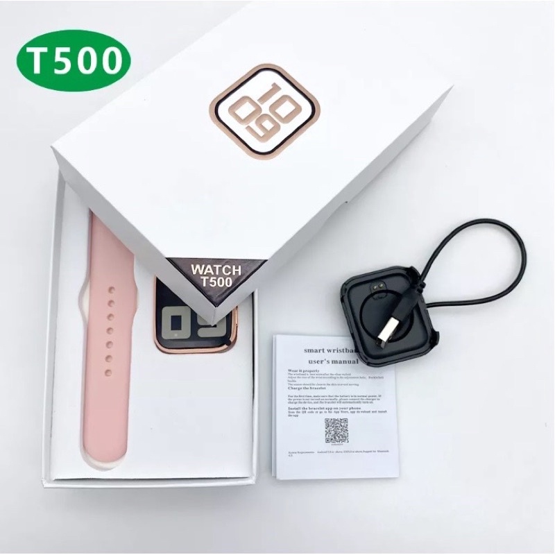 JAM TANGAN SMARTWATCH T55/T500 DOUBLE STRAP LAYAR CERAH - Jam Tangan Cerdas