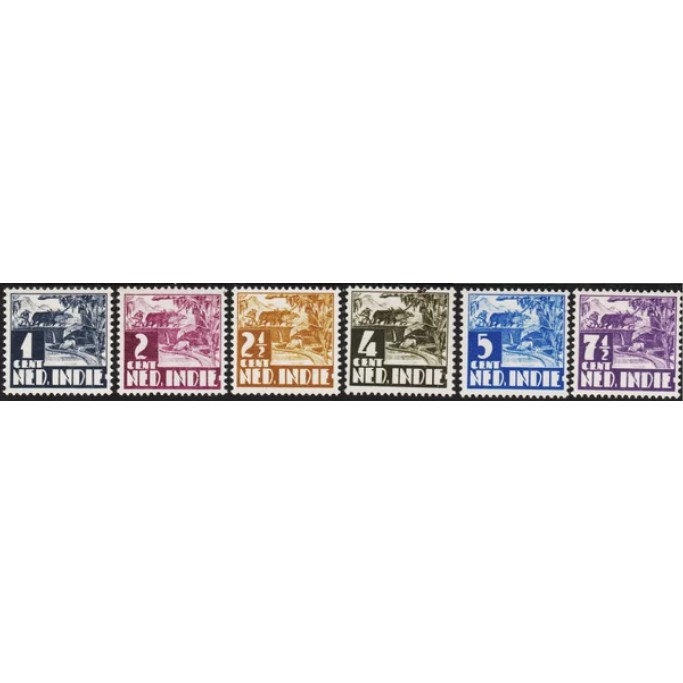 

Perangko Filateli N5 Netherlands Indies MH 7v 1938 - 1939 Buffalo