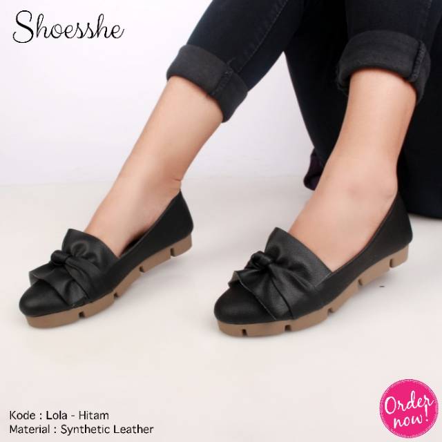 Fsb - LOLA Sepatu Flat Shoes Sol Tebal Wanita