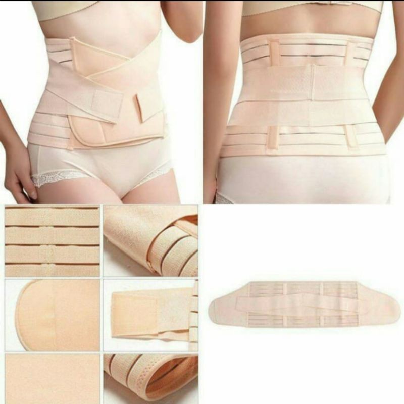 Korset Pelangsing Perut Glambir/ Korset ibu maternal / korset ibu melahirkan Model Strap/Perekat