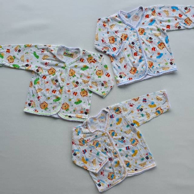 Baju Bayi Lengan Panjang MYB (3 pcs baju)