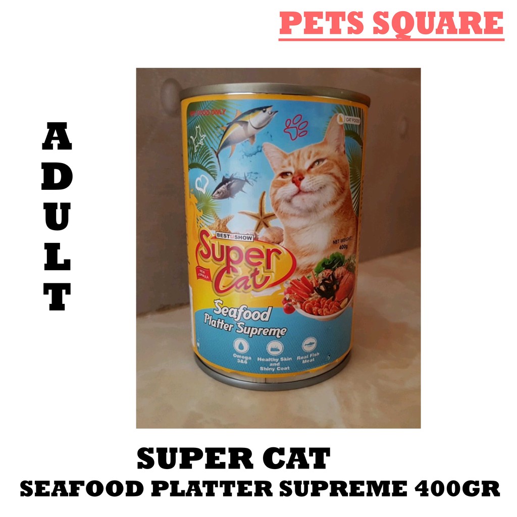 SUPER CAT SEAFOOD PLATTER SUPREME 400GR