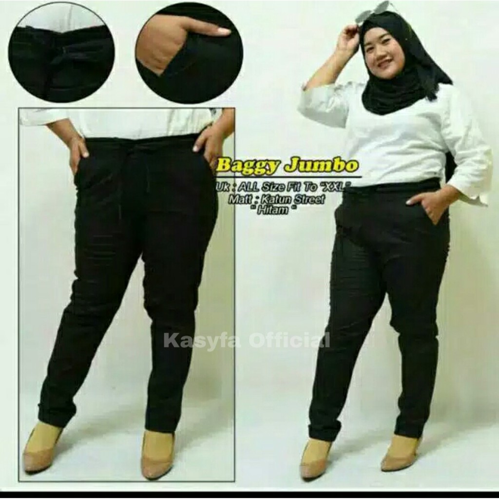 CELANA HAREM KATUN WANITA JUMBO XXL