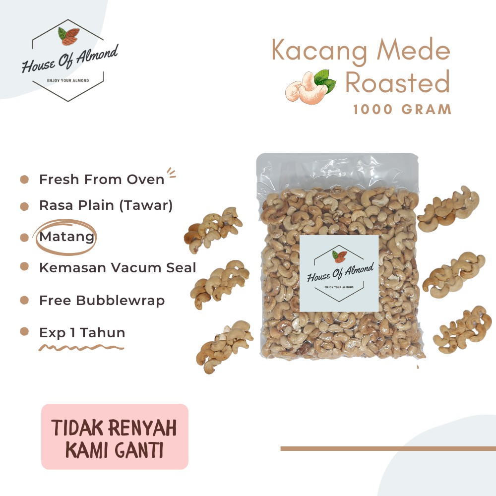 

Kacang Mede Panggang / roasted 1kg