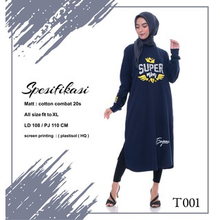  Tunik  Wanita Terbaru Tunik  kaos  Shopee Indonesia