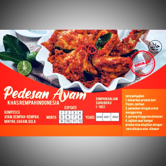 Ayam Broiler Bumbu Pedesan Shopee Indonesia