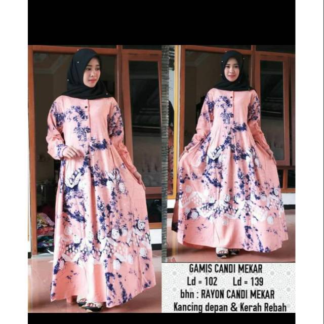 Gamis candi mekar