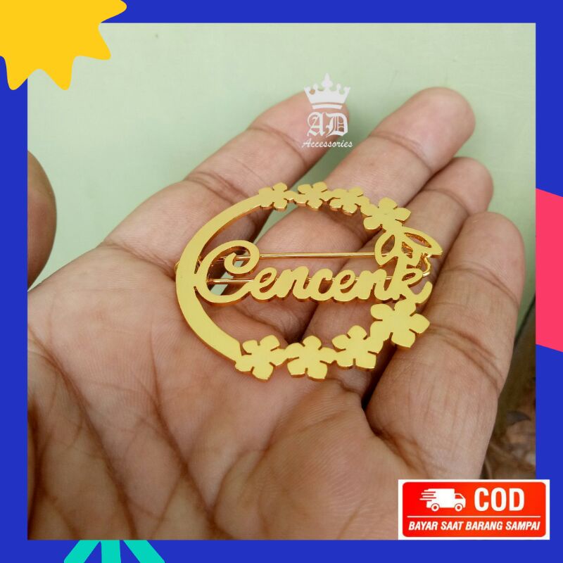 BROS NAMA PIN NAMA BROS LAPIS EMAS BROSS Nama Titanium