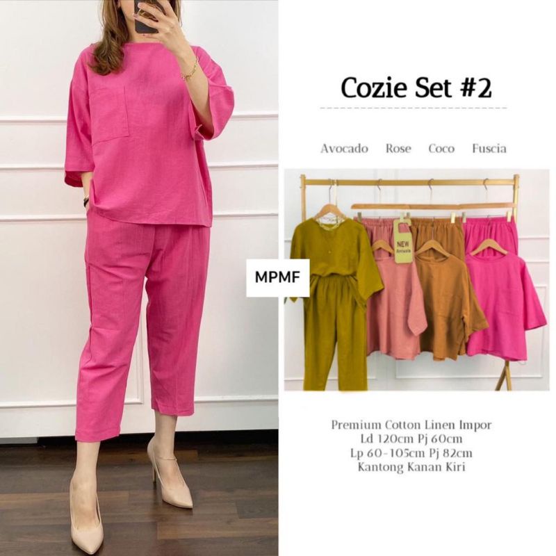 COZIE SET|| PREMIUM CATTON LINEN