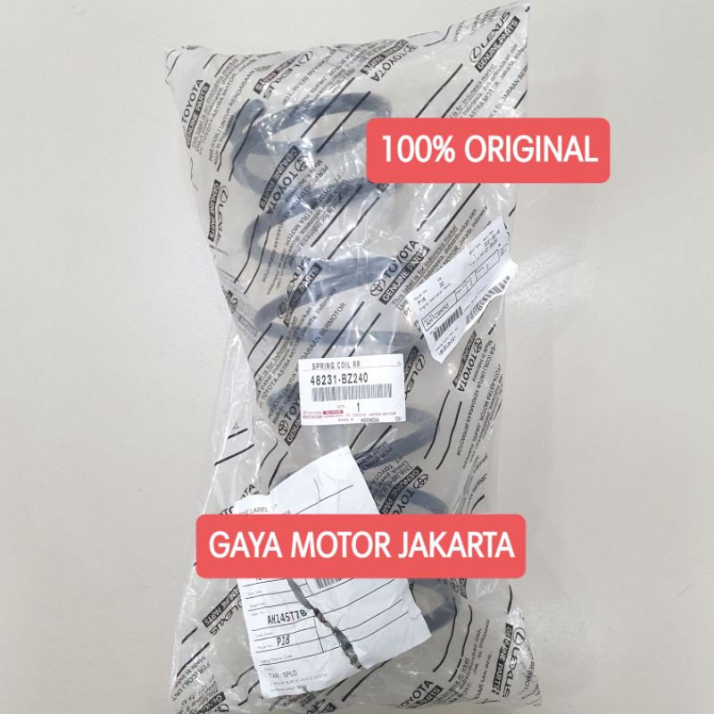 PER KEONG - SPRING BELAKANG TOYOTA AGYA-AYLA 48231-BZ240 ORIGINAL