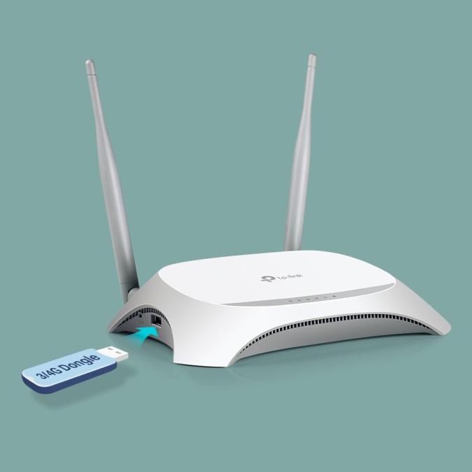 Wow Tp-Link Tl-Mr 3420 Router 4G/3G Usb Modem Tplink Mr3420 Bagus