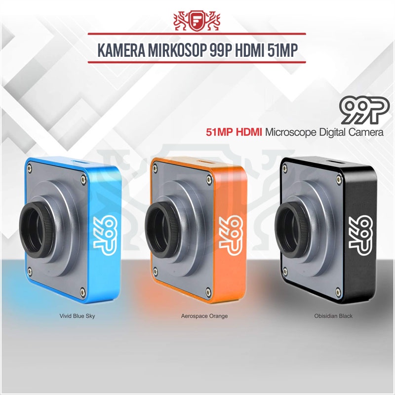 Kamera Mikroskop Trinokuler 99P HDMI 51MP