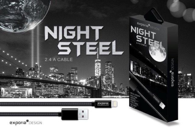 Kabel night steel Exporia Design for Android &amp; ip