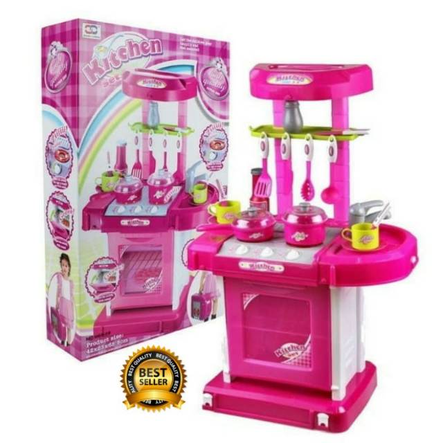 BISA COD KITCHEN SET KOPER MAINAN ANAK / MAINAN KITCHEN ANAK ORIGINAL