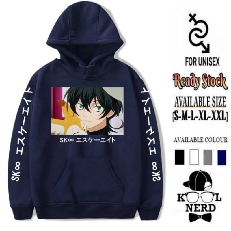 HOODIE ANIME KEREN SK8 THE INFINITY MIYA CHINEN CHARACTER TAKUMA NAGATSU BAHAN COTTON FLEECE