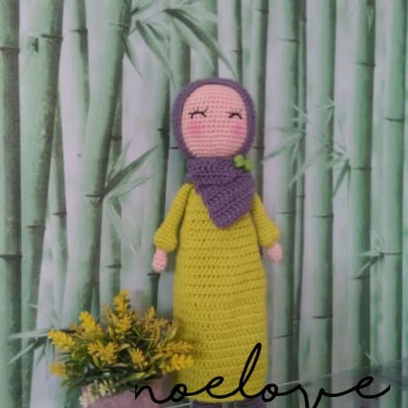 Hijab doll, Boneka Rajut