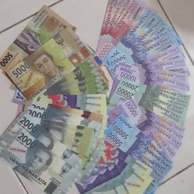 Mainan Anak Uang Palsu 100 Lembar