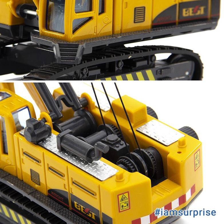 ➣ Spryz Construx 1:55 Excavator Mainan Miniatur ✮