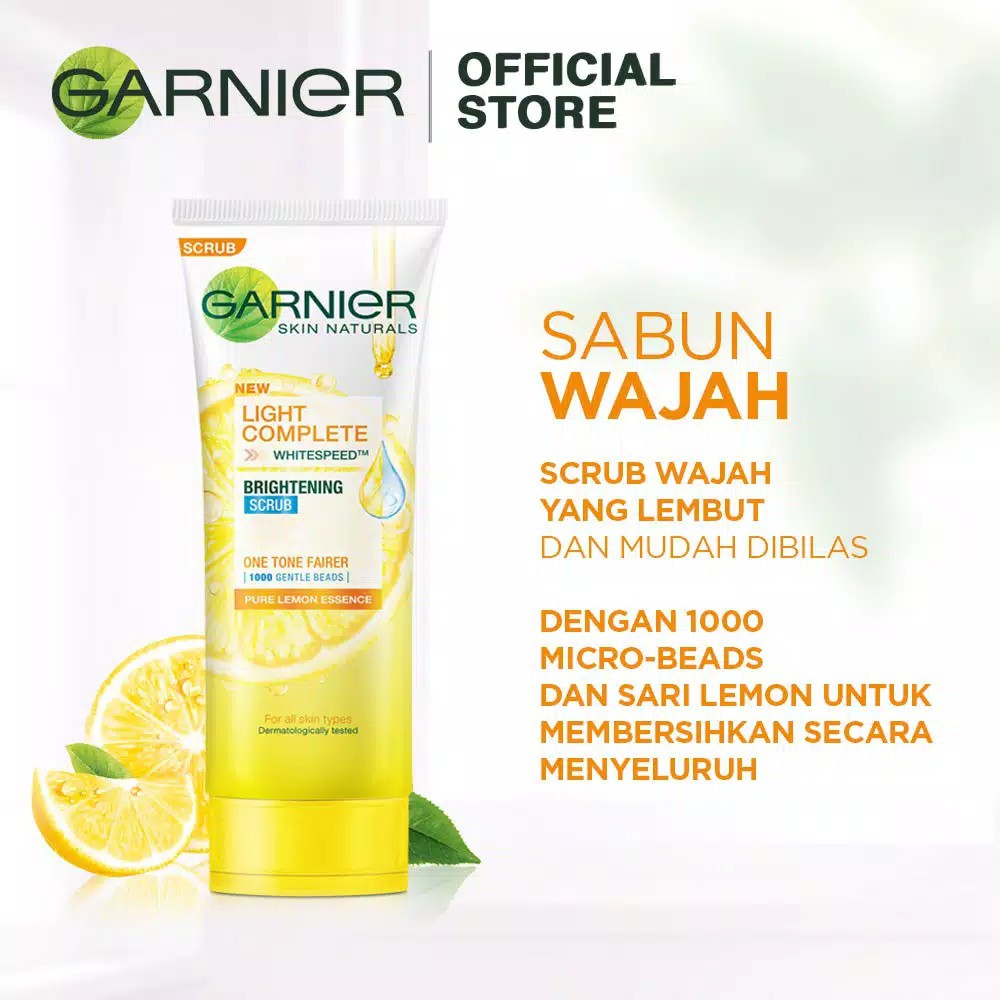 Garnier Light Complete Brightening Scrub 100 ml