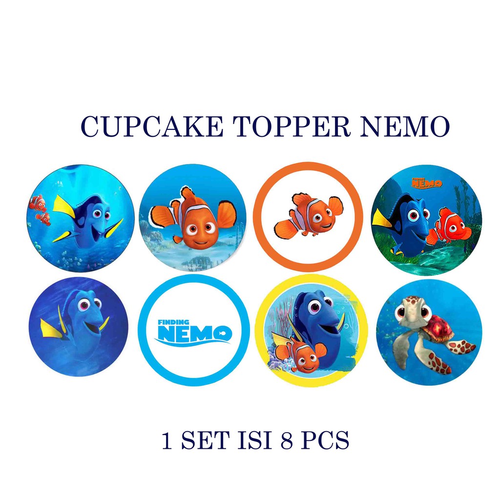 TusukanKueNemo/CupcakeTopperNemo/KueFindingNemo
