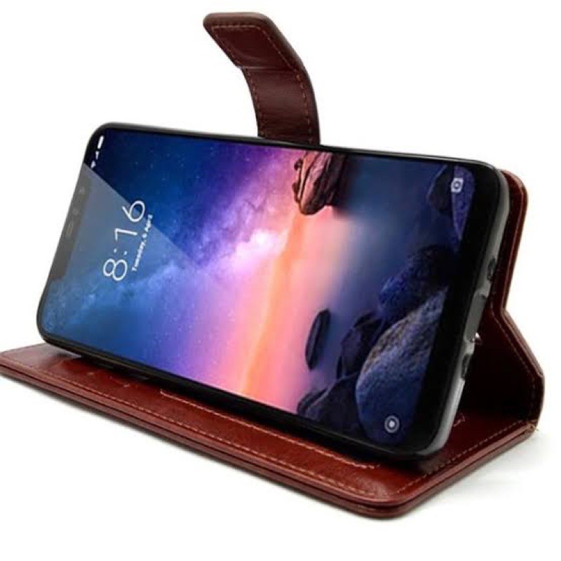 Flip Cover IPHONE X XS Leather Case IPHONE X XS Case Dompet Kulit IPHONE X XS Flip Case
