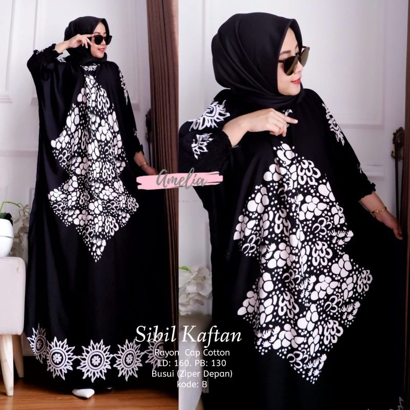 (NEW)GAMIS KAFTAN OOTD//GAMIS SYALUNA LD 112 BY SHOFIYA//SIBIL/ SET BY AMELIA