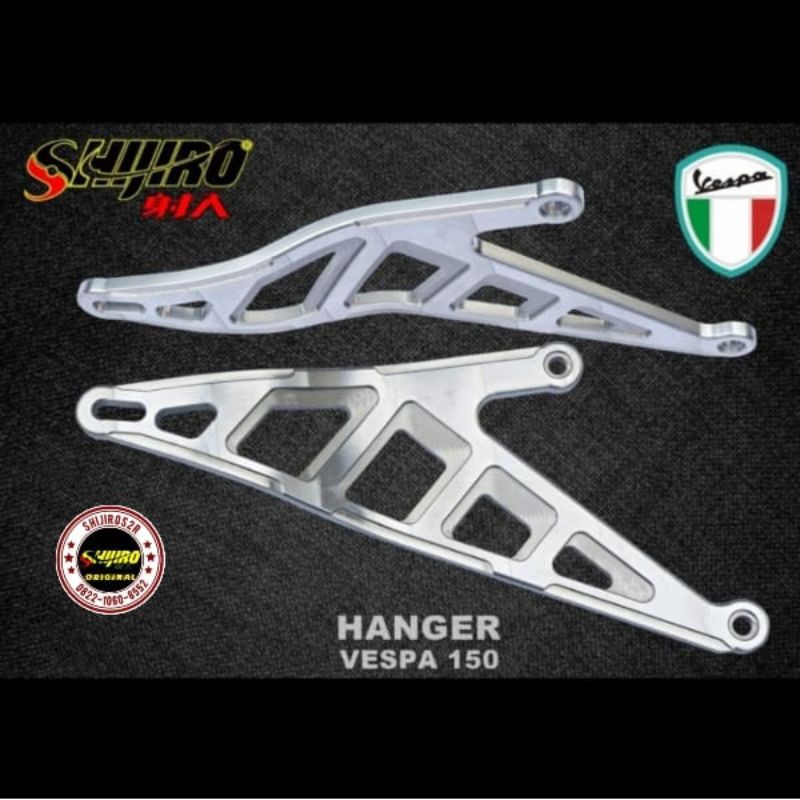 Breket Knalpot Vespa Matic 150 Shijiro Racing