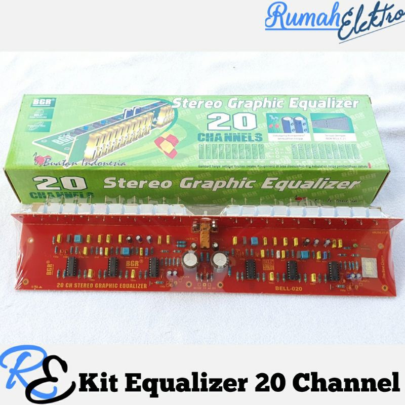 KIT EQUALIZER 20 CHANNEL STEREO BELL BRG 020