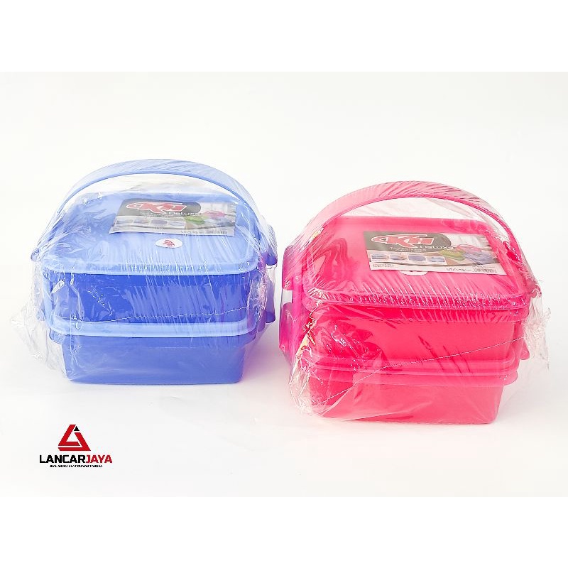 Rantang Susun 2 / Tepak Nasi Susun 2 / Tepak Bekal