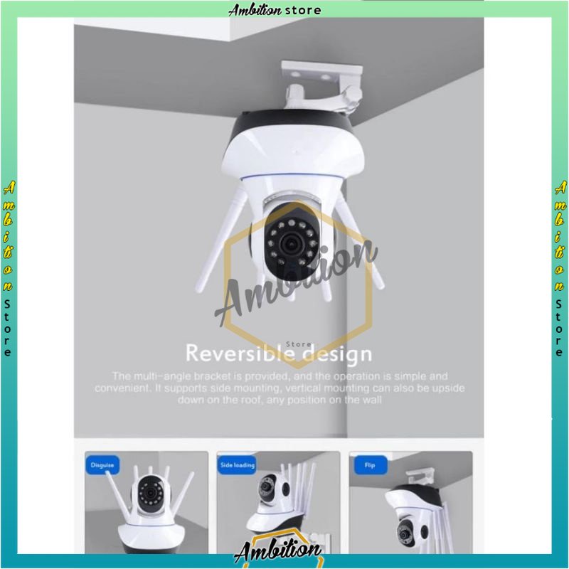 𝓝𝓔𝓦 𝓑𝓘𝓢𝓐 𝓒𝓞𝓓 Kamera Pengawas IP/V380 Wireless IP Camera HD 1080P [CCTV+SD Card] CCTV Wifi