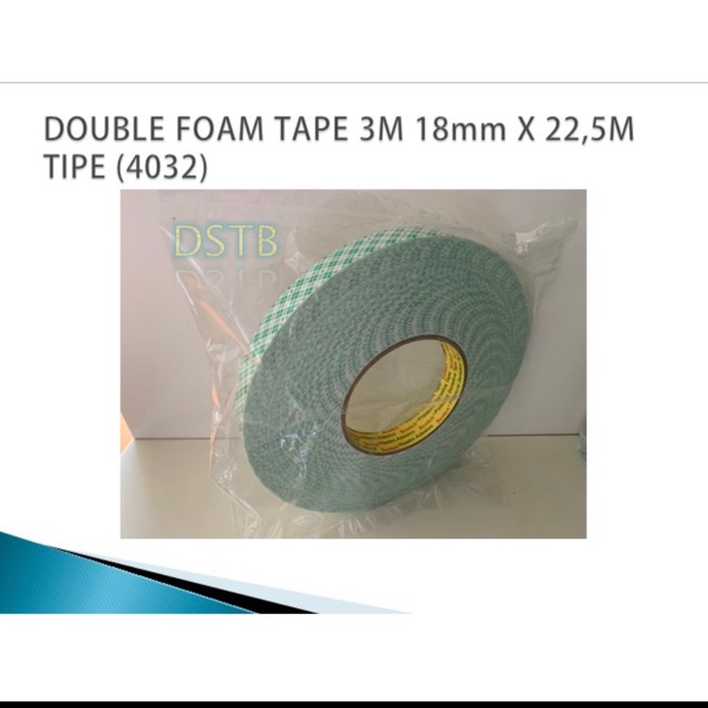 

DOUBLE FOAM TAPE 3M ORIGINAL. UKURAN 18mm X 22,5 Meter