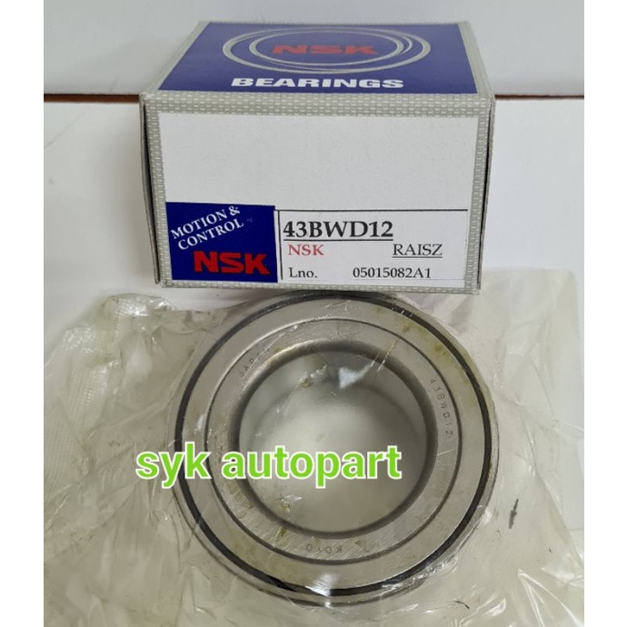 bearing 43 bwd 12 nsk/bearing roda depan nissan xtrail/serena