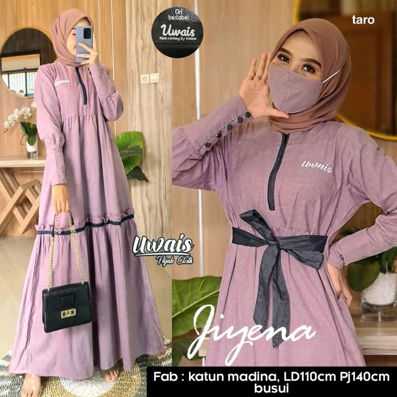 BAJU GAMIS MAXI/GAMIS NAXI JIYENA UWAIS TERBARU