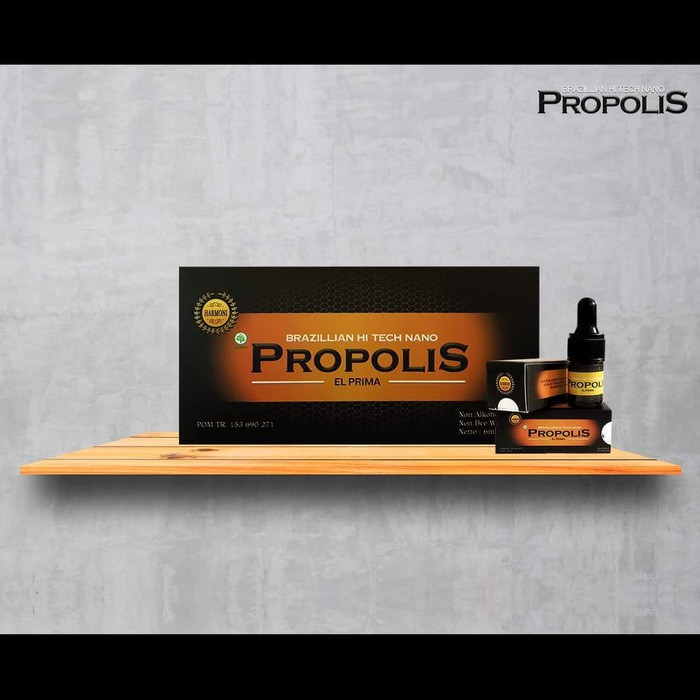 Propolis harmoni Hi Tech Nano 1 botol isi 6 ml Propolis premium nano green brazilian original